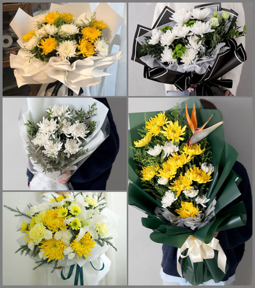 贵州遵义播州区平正乡共心村白事花束代送